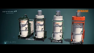 Industrial Vacuum Cleaner | Dynavac Hydra Series | Heavy-duty Wet & Dry