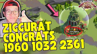 LIVE OPEN ZIGGURAT KVK 1960 vs 1307 | CONGRATS 1960 1302 2361!!! Rise Of Kingdoms Indonesia