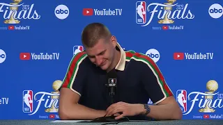 Jokic on being the first player in Finals history to post 30/20/10: “I don’t care. It’s just a stat"