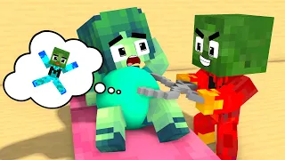 Monster School : Baby Zombie x Squid Game Doll Take Care Baby -  Minecraft Animation