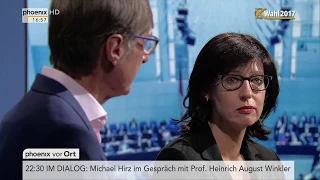 Wahlkampfabschluss Die Linke: Elisabeth Niejahr und Lothar Probst im Studiogespräch am 22.09.2017