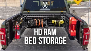 HD Ram 2500 / 3500 Bed Storage Molle Panels | Icky Concepts