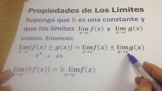 Propiedades de los Límites / Entender limites Calculo / Entender Calculo