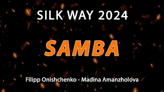 Samba | Valentin Kosmachev - Alena Kochengina | Amateur Latin | Silk Way 2024 | 4K