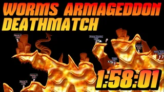 Worms Armageddon - Deathmatch Speedrun in 1:58:01
