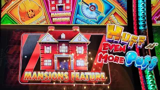 I Won MANSION BONUS On Huff N Even More Puff Slot