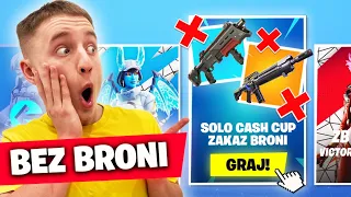 ZAGRAŁEM CAŁY TURNIEJ BEZ BRONI w Fortnite