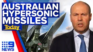 Australia to build hypersonic missiles with US, Britain | 9 News Australia