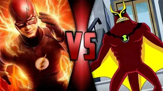 Flash vs Jetray//Who is the fastest character// Benjian Ten//