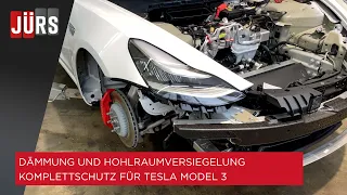 Dämmung und Hohlraumversiegelung - Komplettschutz für Tesla Model 3