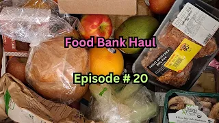 Food Bank Haul - Food Pantry Haul - 4/26/2024 -  Groceries - Chicken - mushrooms
