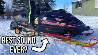 Can You Name A Better Sound? 800cc Triple Snowmobiles (Cold Start)