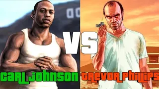 Carl Johnson VS Trevor Phillips ¿Quien  Ganaría?