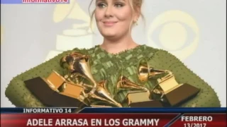 ADELE ARRASA EN LOS GRAMMY