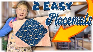 2 Easy Placemats | BEGINNERS PROJECT | The Sewing Room Channel