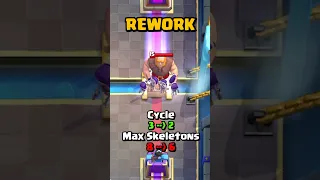 Evolution Skeletons Rework! Final Balance Changes #shorts #clashroyale