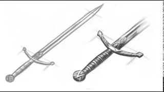 How to Draw a Medieval Sword