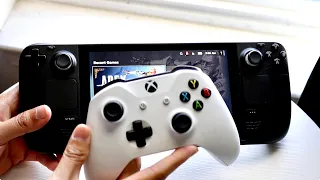 How To Connect Xbox One Controller To Steam Deck! (2023)
