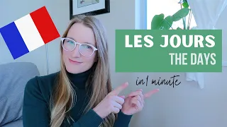 Days of the week in French | Les jours de la semaine | #short