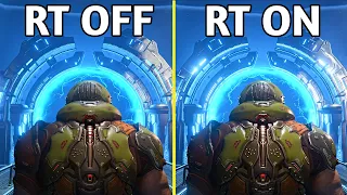 DOOM Eternal PS5 & Series X - Ray Tracing ON Vs OFF Graphics Comparison - 4K