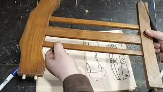 Спинка стула, изготовление потерянной детали.