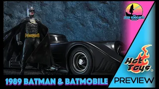 Hot Toys 1989 Batman and Batmobile Figure Preview