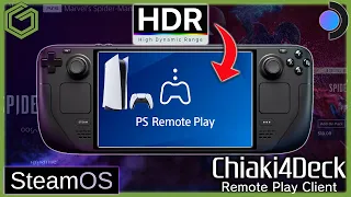 Steam Deck OLED - PS5 HDR Remote Play with Chiaki4Deck Update