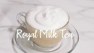 Simple Royal Milk Tea Recipe｜How to make Royal Milk Tea (simple recipe)｜Home cafe