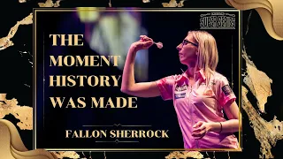 FALLON SHERROCK'S HISTORY MAKING NINE DART LEG