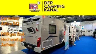 Caravelair Artica 542: Pfiffiges Bad, hochwertiger Aufbau! - Caravan Salon Düsseldorf 2021