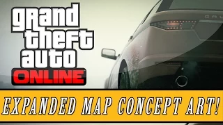 GTA 5: Online | Expanded Los Santos Concept Map - San Fierro & Las Venturas! (GTA 5 Discussion)