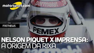 A VERDADE sobre o início da TRETA de NELSON PIQUET e a IMPRENSA