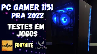 Montei um PC GAMER 1151 para 2024!