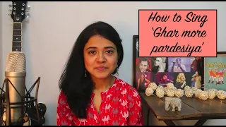 How to sing 'Ghar More Pardesiya' (and Last Sargam) | Learn a Song | Chandrani's Online Music Class