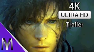 Final Fantasy 16 4K Ultra HD Reveal Trailer FF16 Full Movie Cinematic Trailer PS5 Showcase 2020