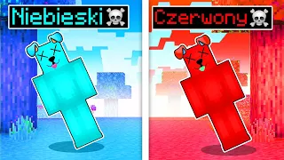 Minecraft ALE KOLORY ZABIJAJĄ 💀 🔵🔴