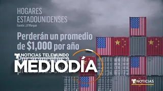 Familias en EEUU perderán gran parte de su dinero por aranceles a China | Noticias Telemundo