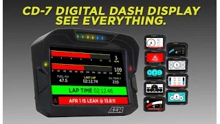 AEM CD-7 Dash Display Overview!