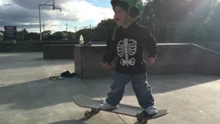 Little Wyatt Skateboarding 3