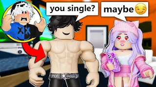 Going undercover as a SLENDER BOY in Roblox to see if my GIRLRIEND cheats (Brookhaven Rp)