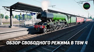 ОБЗОР СВОБОДНОГО РЕЖИМА В TRAIN SIM WORLD 4!