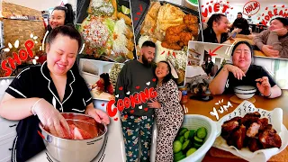 VLOG: speaking korean to bestie, me in a beauty pageant, cooking recipe, opening presents, shopping!