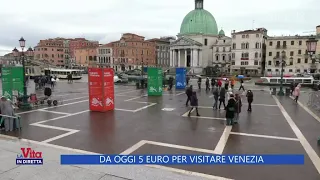 Venezia, da oggi parte il ticket per visitare la città - La vita in diretta 25/04/2024