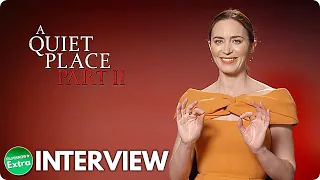 A QUIET PLACE PART II | Emily Blunt Official 2021 Interview