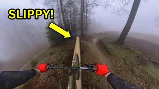 Riding A Trail Narrower Than My Tire!