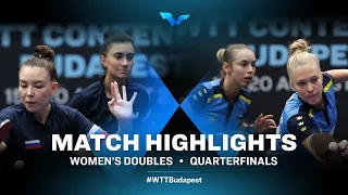 M.Tailakova/E. Abraamian vs Linda Bergstrom/Christina Kallberg | WTT Contender Budapest 2021 (1/4)