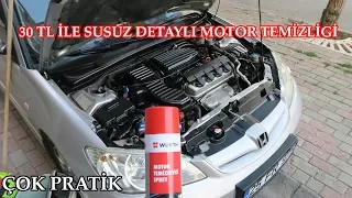 5 DAKİKADA SU KULLANMADAN DETAYLI MOTOR TEMİZLEME |  WÜRTH