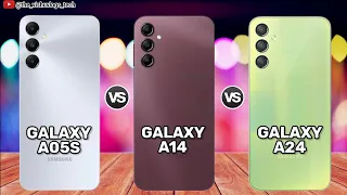 Galaxy A05s vs Galaxy A14 vs Galaxy A24 || Full Comparison⚡Price, Reviews 2023🔥 Impression, Launch