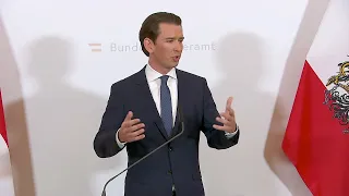 18.05.2019 - Statement Sebastian Kurz - Neuwahlen Österreich / Ibiza-Video HC Strache