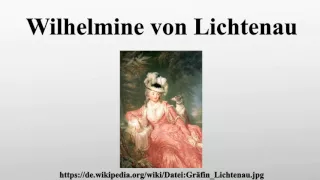 Wilhelmine von Lichtenau